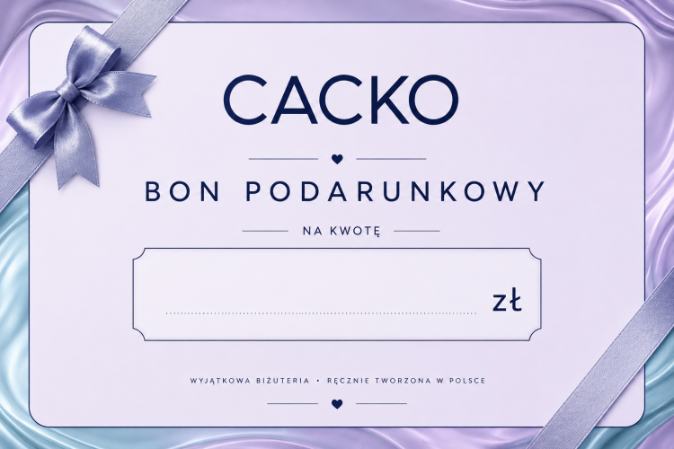 pomysł na prezent wyjątkowa biżuteria ręczna handmade CACKO